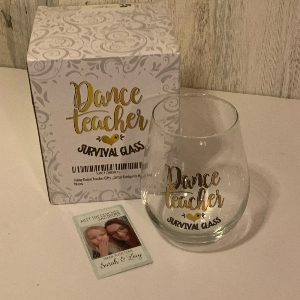 Dance Teacher Survival Wine Glass